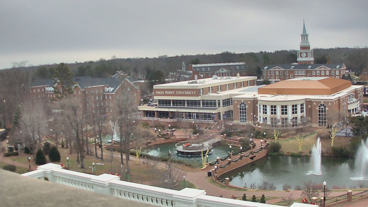 Thumbnail for current weather camera view from High Point University in High Point, North Carolina