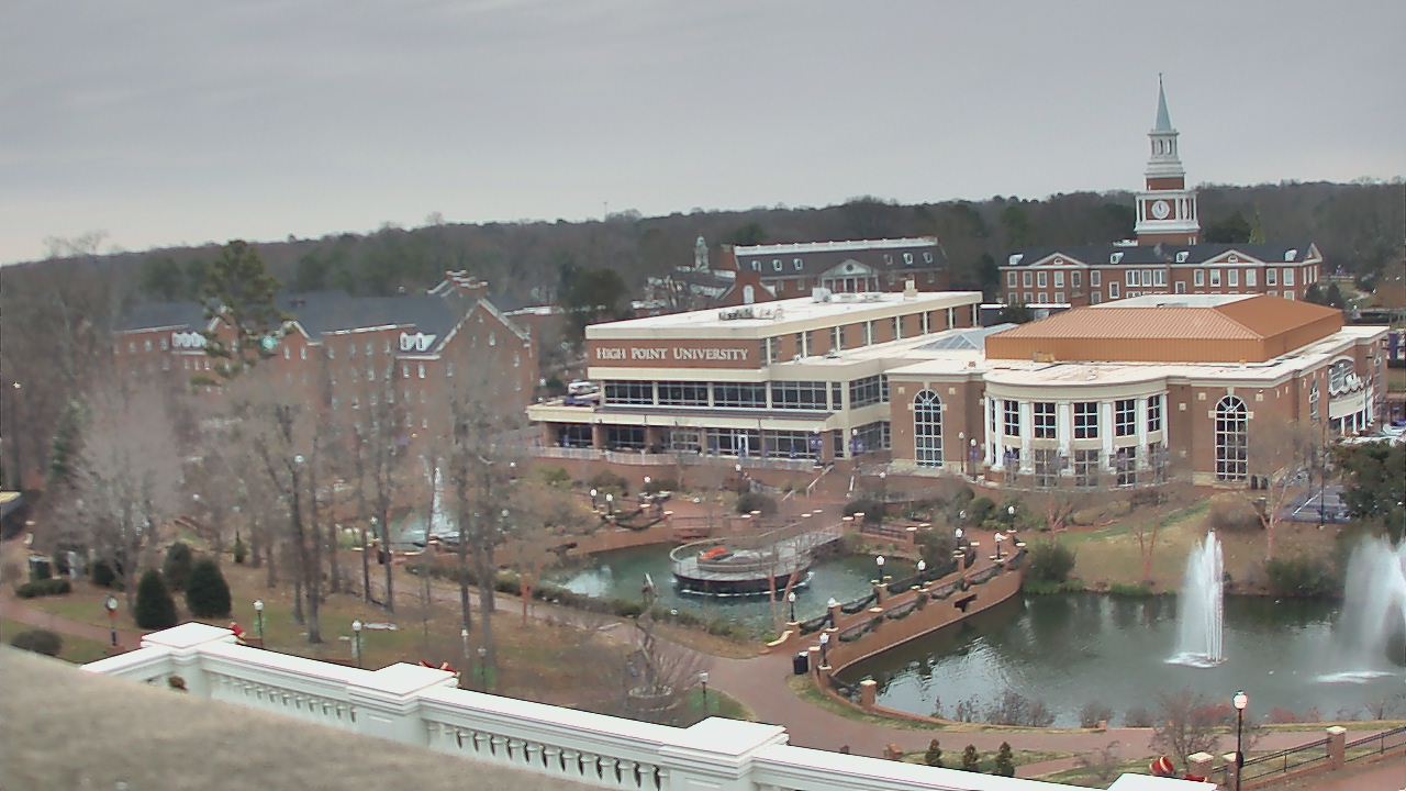 Thumbnail for current weather camera view from High Point University in High Point, North Carolina