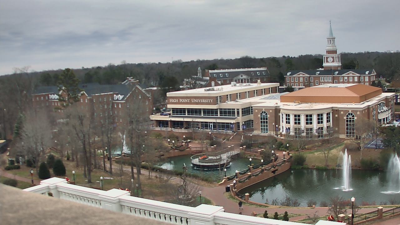 Thumbnail for current weather camera view from High Point University in High Point, North Carolina