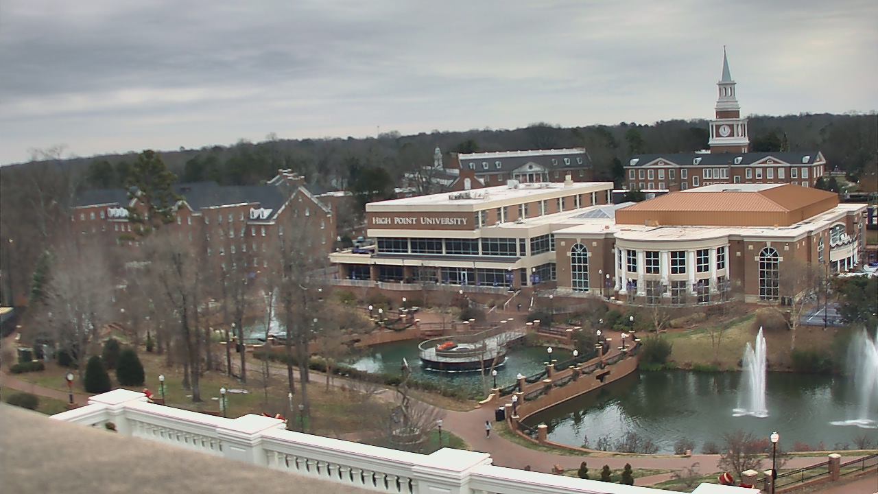 Thumbnail for current weather camera view from High Point University in High Point, North Carolina