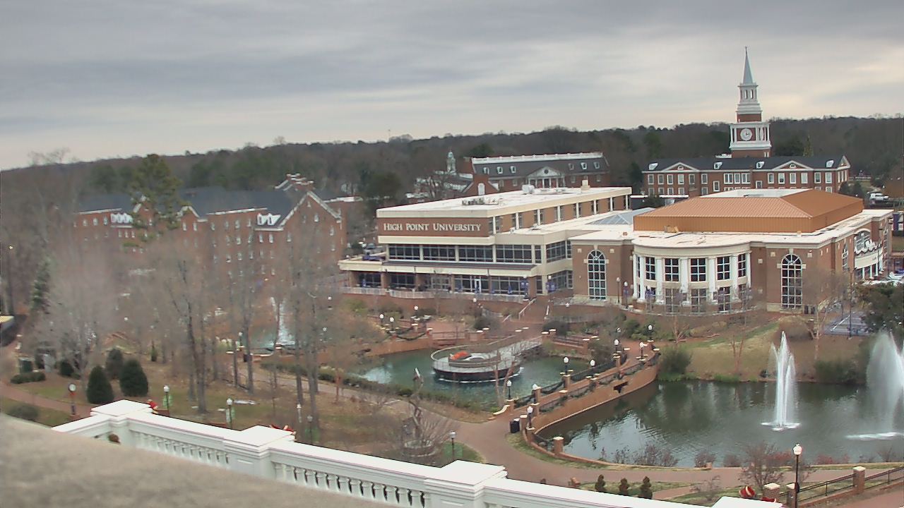 Thumbnail for current weather camera view from High Point University in High Point, North Carolina