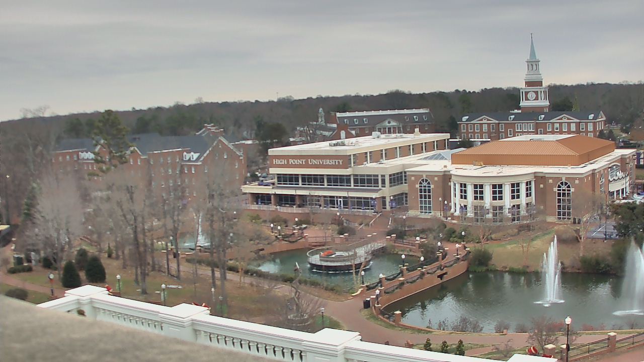 Thumbnail for current weather camera view from High Point University in High Point, North Carolina