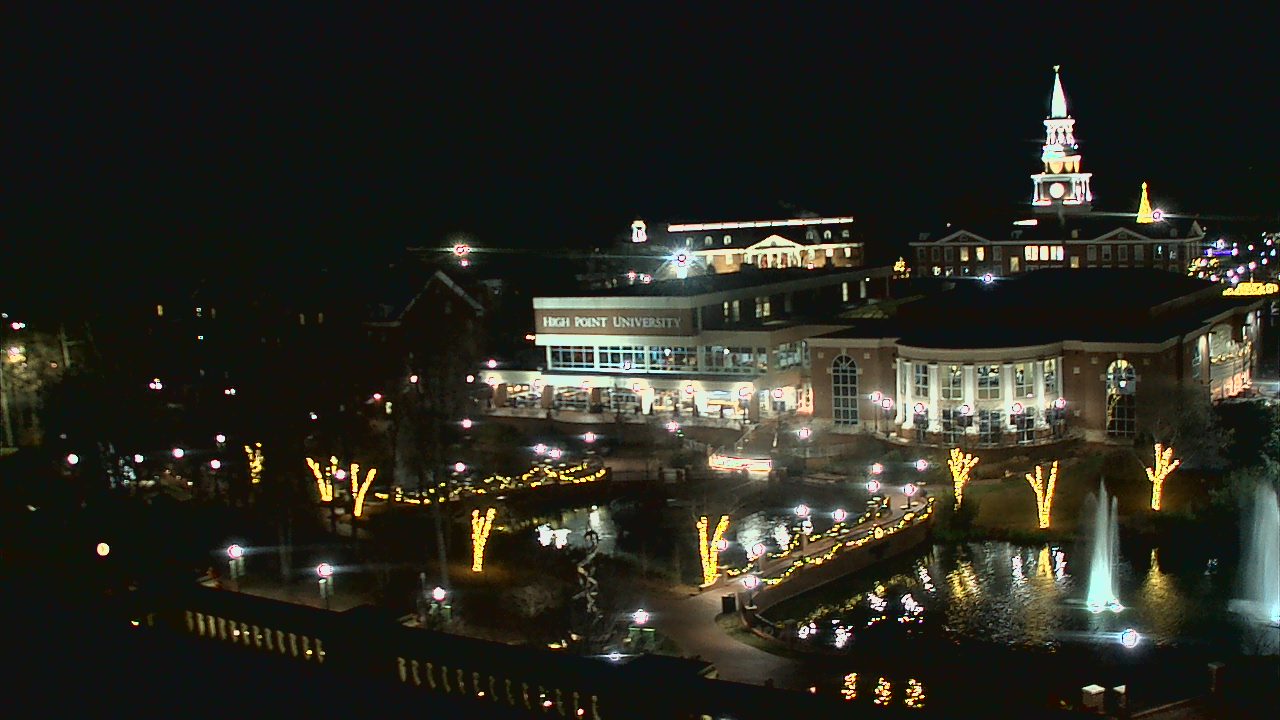 Thumbnail for current weather camera view from High Point University in High Point, North Carolina