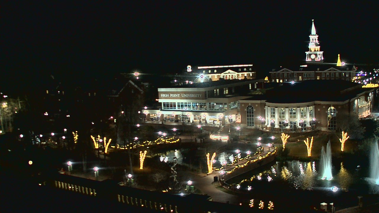 Thumbnail for current weather camera view from High Point University in High Point, North Carolina