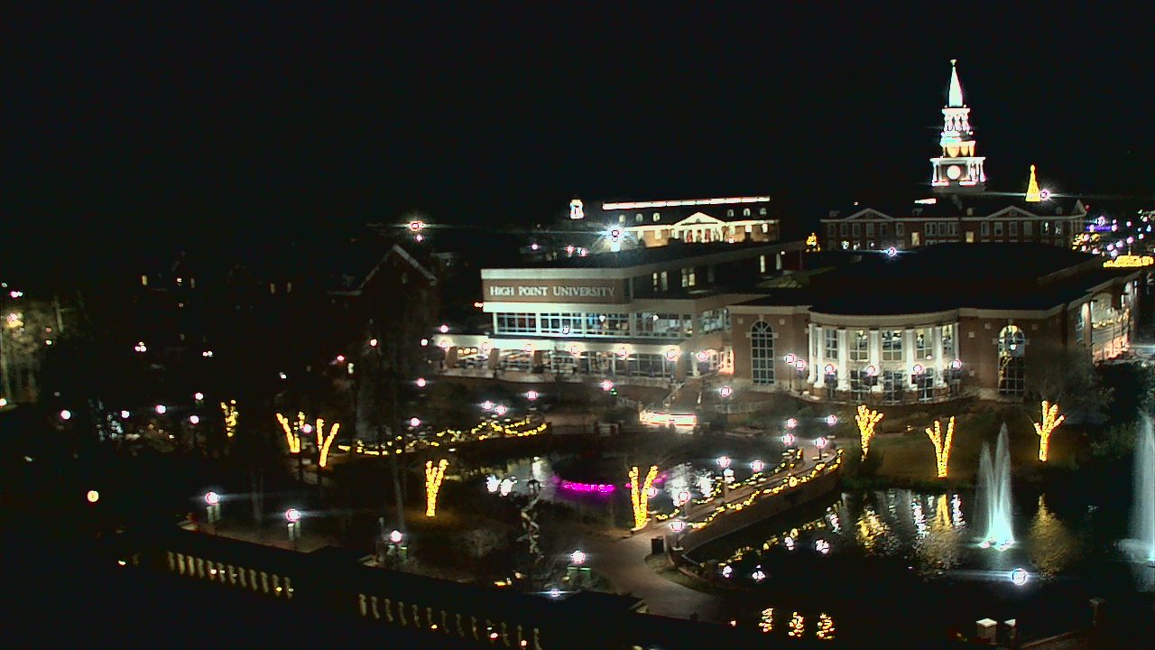 Thumbnail for current weather camera view from High Point University in High Point, North Carolina