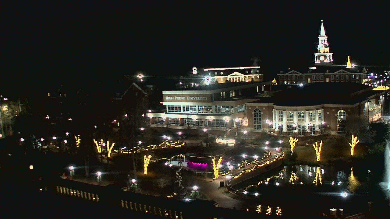 Thumbnail for current weather camera view from High Point University in High Point, North Carolina