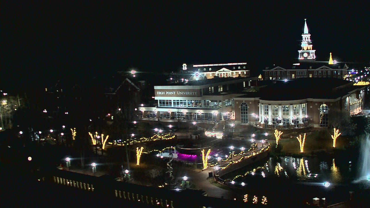 Thumbnail for current weather camera view from High Point University in High Point, North Carolina