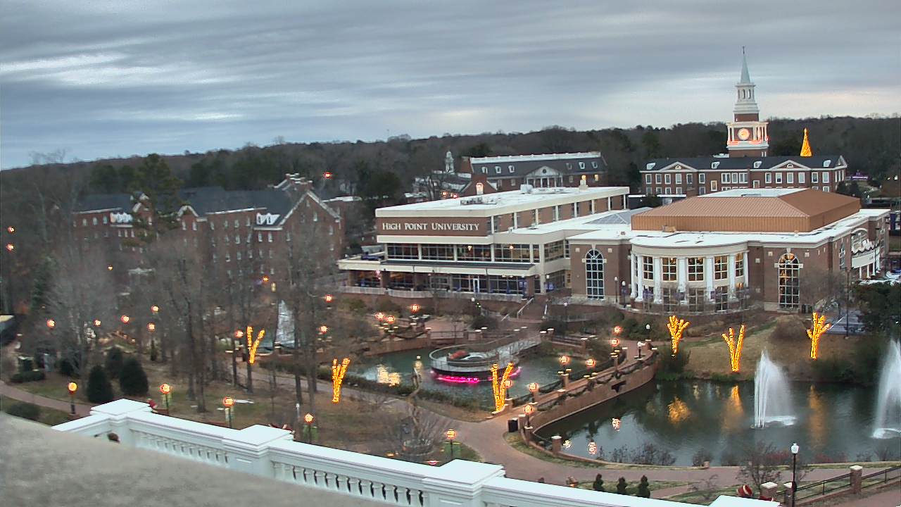Thumbnail for current weather camera view from High Point University in High Point, North Carolina