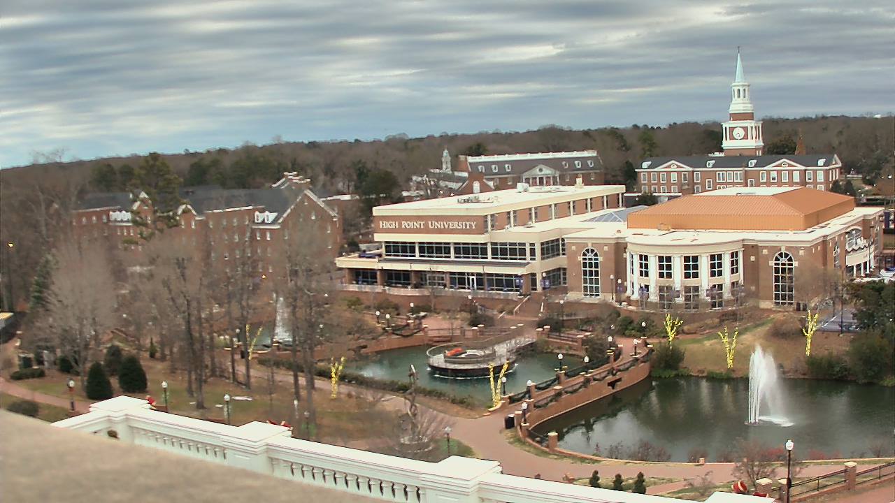 Thumbnail for current weather camera view from High Point University in High Point, North Carolina