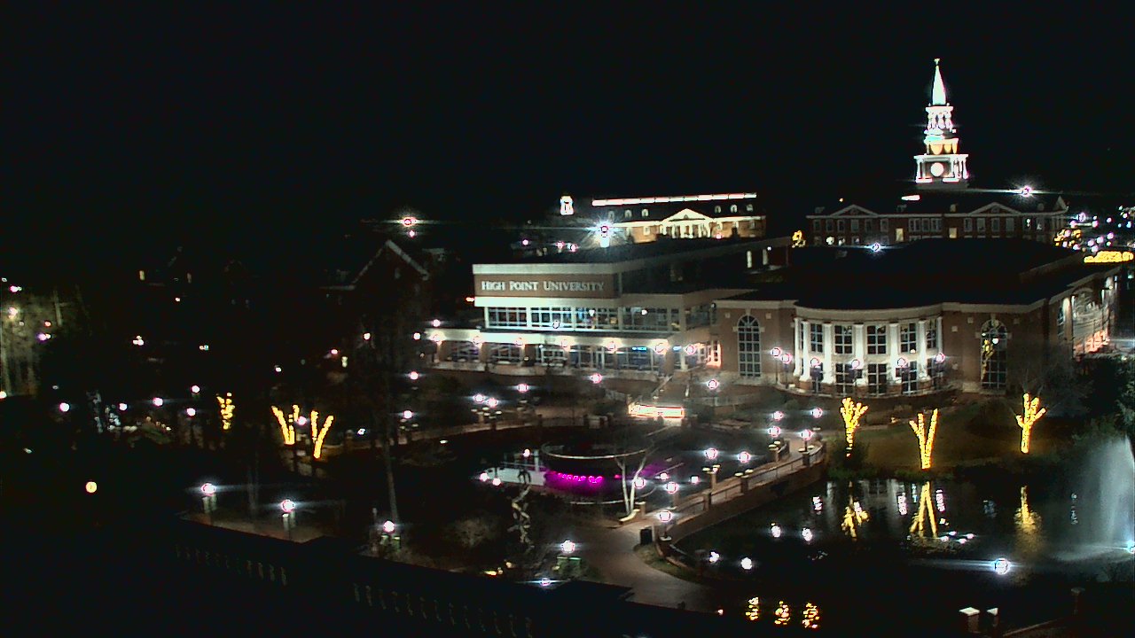 Thumbnail for current weather camera view from High Point University in High Point, North Carolina