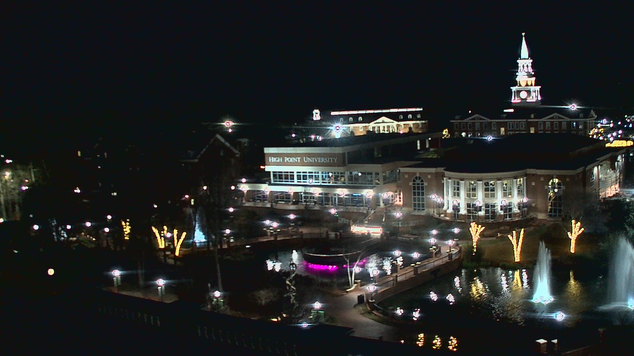 Thumbnail for current weather camera view from High Point University in High Point, North Carolina