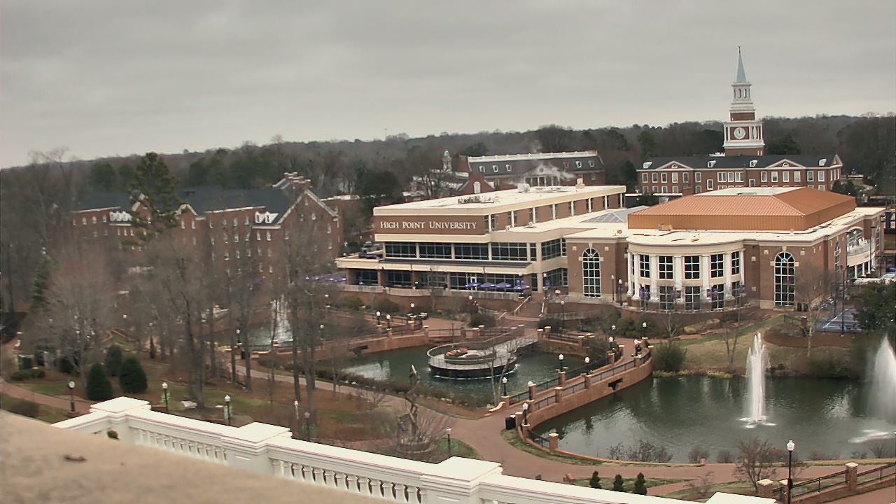 Thumbnail for current weather camera view from High Point University in High Point, North Carolina