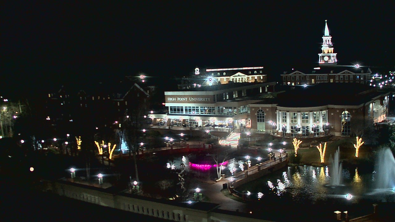 Thumbnail for current weather camera view from High Point University in High Point, North Carolina