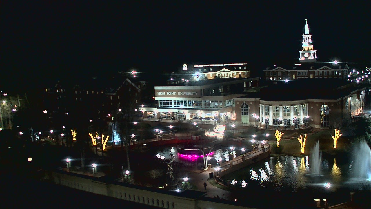 Thumbnail for current weather camera view from High Point University in High Point, North Carolina