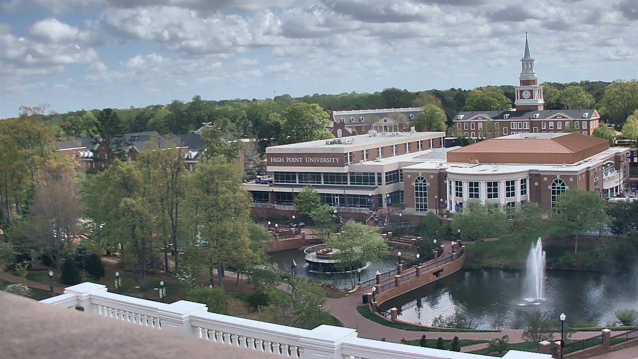 Thumbnail for current weather camera view from High Point University in High Point, North Carolina