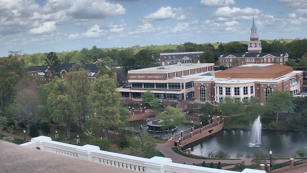 Thumbnail for current weather camera view from High Point University in High Point, North Carolina