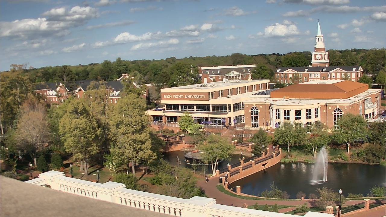 Thumbnail for current weather camera view from High Point University in High Point, North Carolina