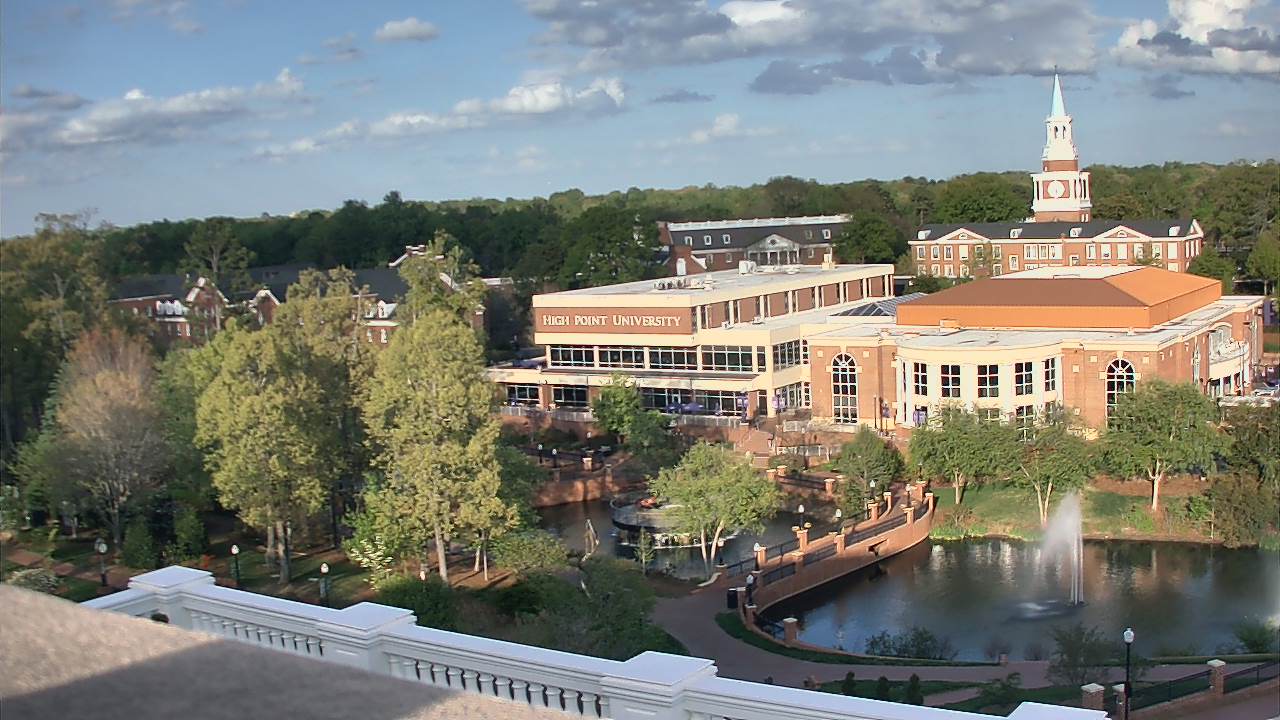 Thumbnail for current weather camera view from High Point University in High Point, North Carolina