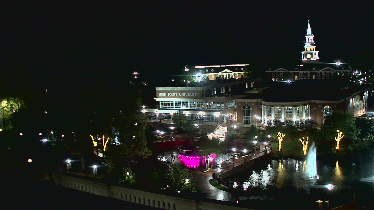 Thumbnail for current weather camera view from High Point University in High Point, North Carolina