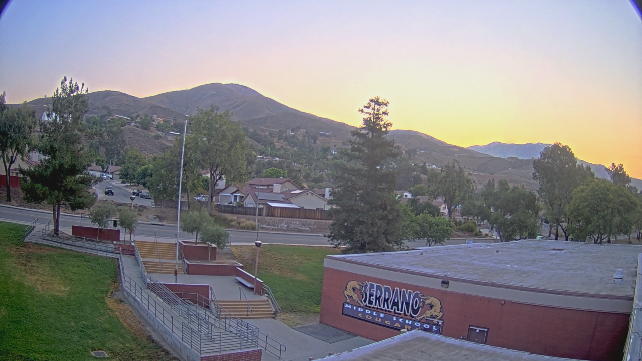 Thumbnail for current weather camera view from Serrano MS in San Bernardino, California