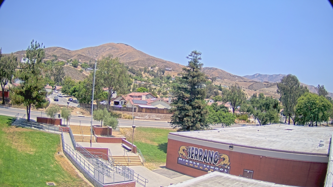 Thumbnail for current weather camera view from Serrano MS in San Bernardino, California