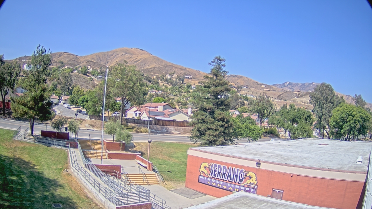 Thumbnail for current weather camera view from Serrano MS in San Bernardino, California