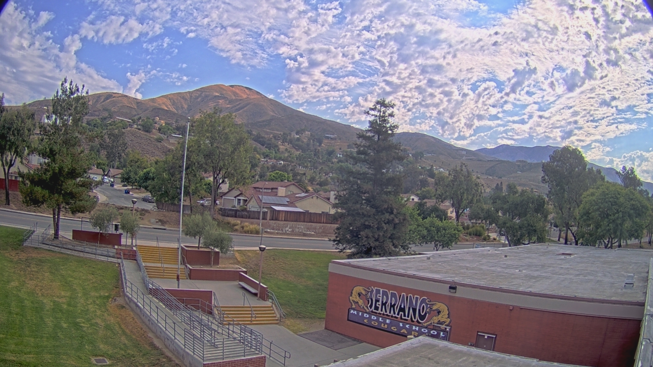 Thumbnail for current weather camera view from Serrano MS in San Bernardino, California