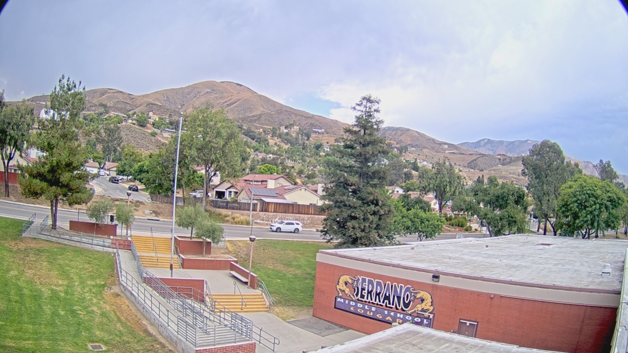 Thumbnail for current weather camera view from Serrano MS in San Bernardino, California