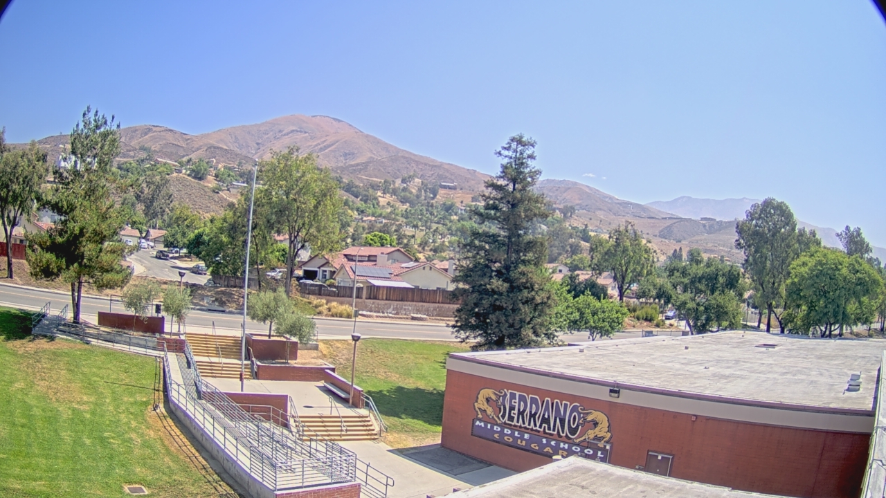 Thumbnail for current weather camera view from Serrano MS in San Bernardino, California