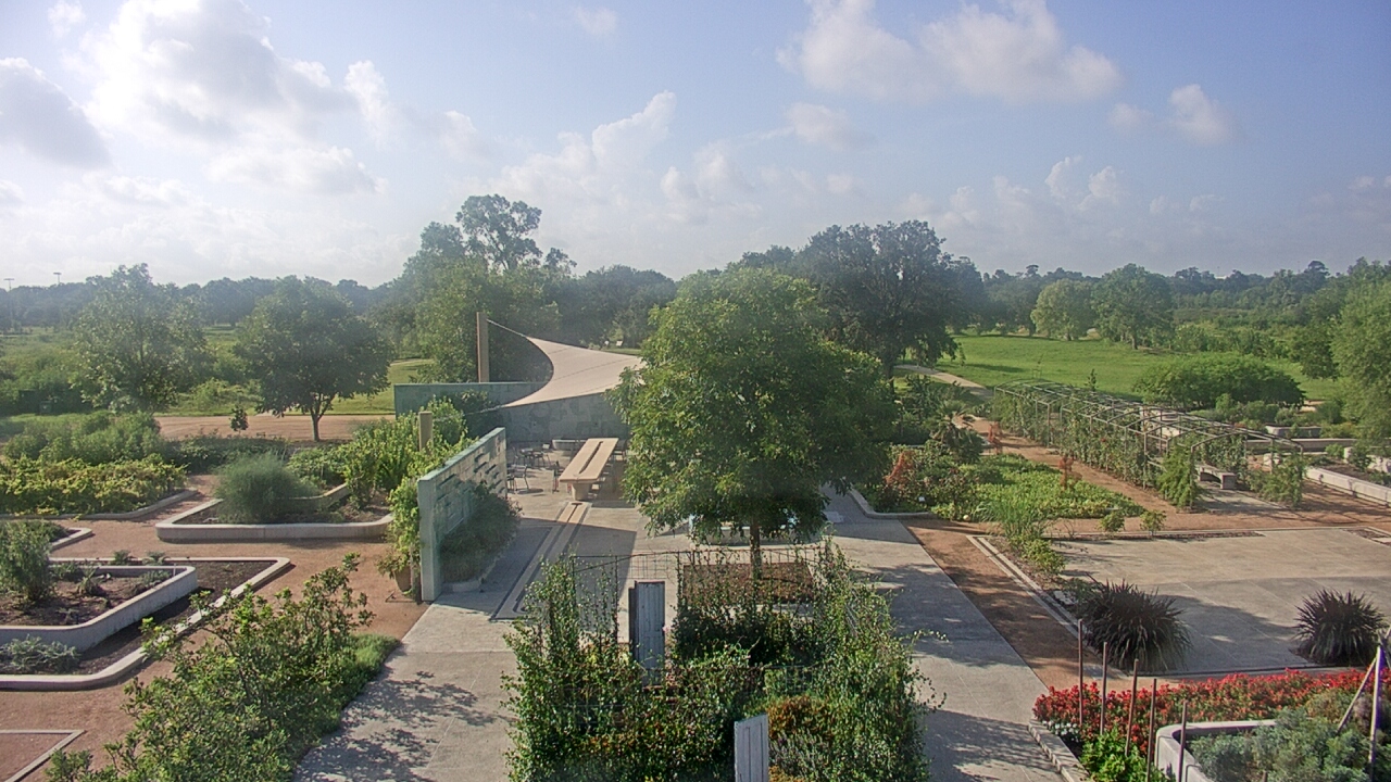 Thumbnail for current weather camera view from Houston Botanic Garden in Houston, Texas