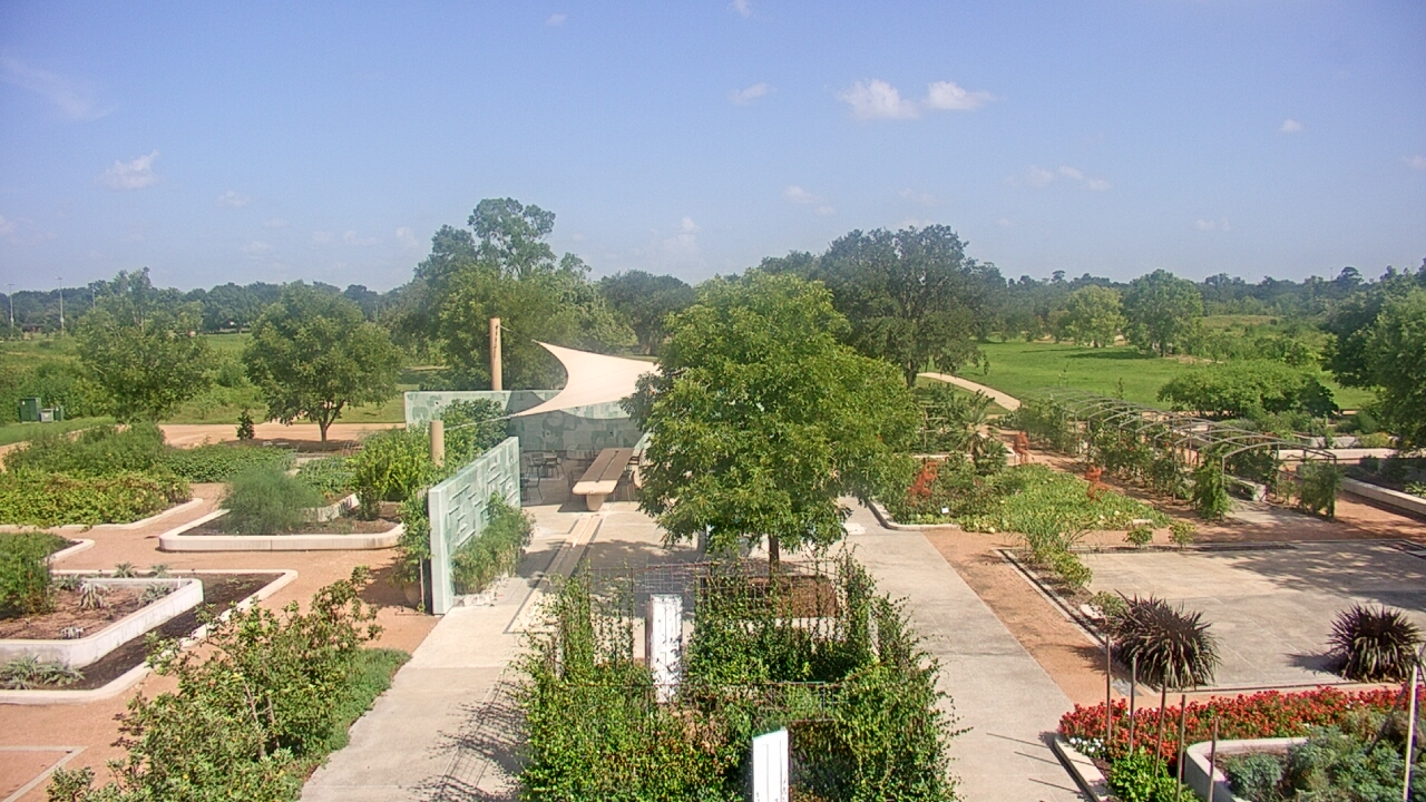 Thumbnail for current weather camera view from Houston Botanic Garden in Houston, Texas