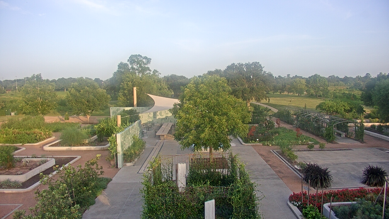 Thumbnail for current weather camera view from Houston Botanic Garden in Houston, Texas