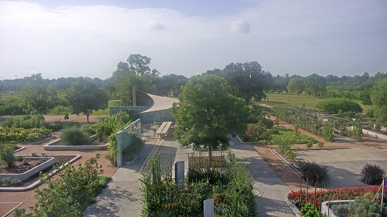 Thumbnail for current weather camera view from Houston Botanic Garden in Houston, Texas