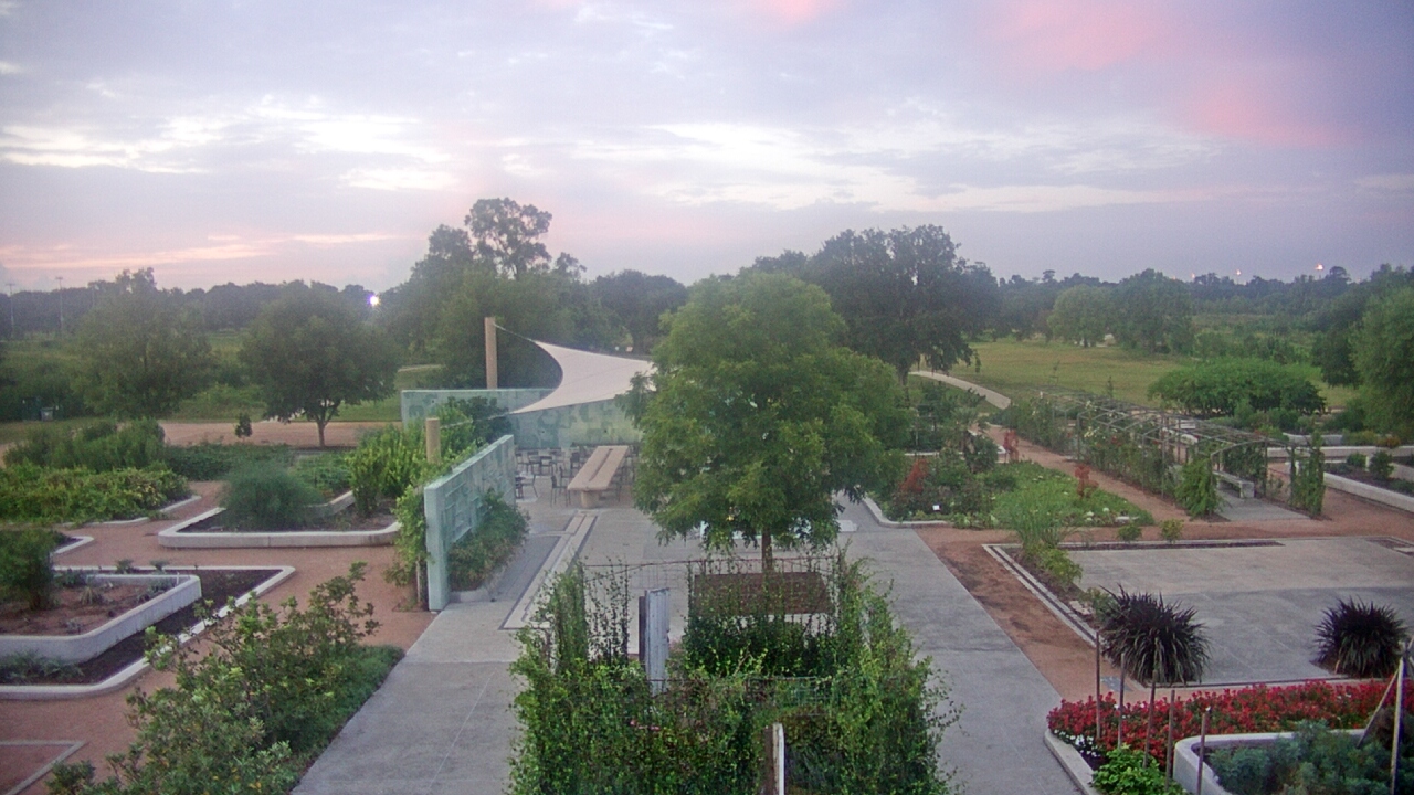 Thumbnail for current weather camera view from Houston Botanic Garden in Houston, Texas