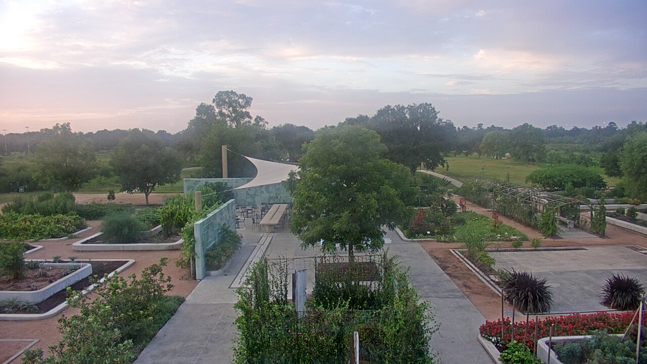 Thumbnail for current weather camera view from Houston Botanic Garden in Houston, Texas