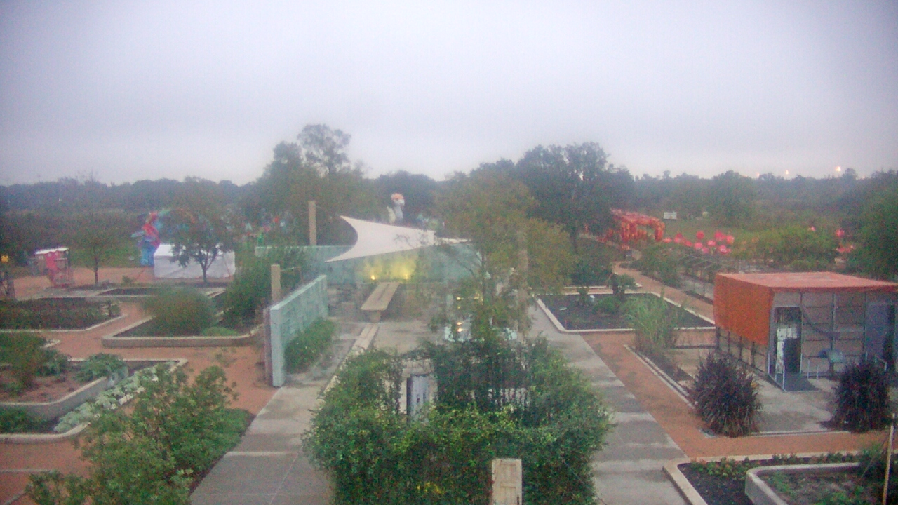 Thumbnail for current weather camera view from Houston Botanic Garden in Houston, Texas