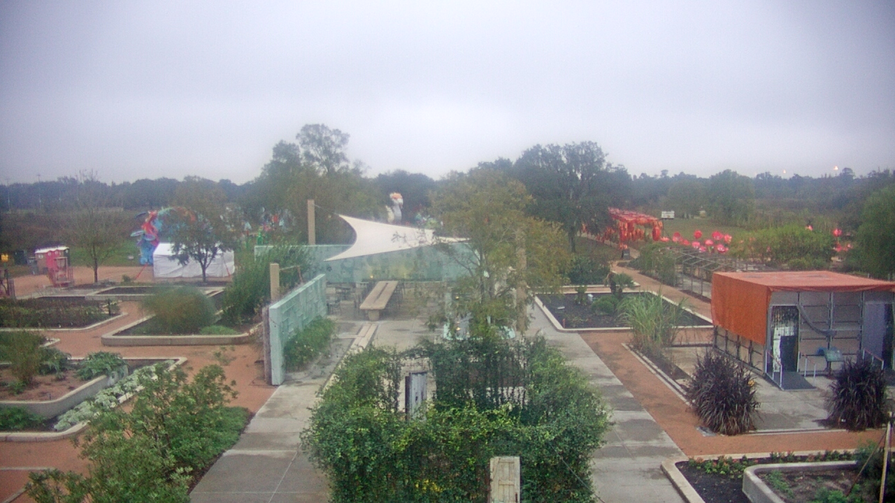 Thumbnail for current weather camera view from Houston Botanic Garden in Houston, Texas