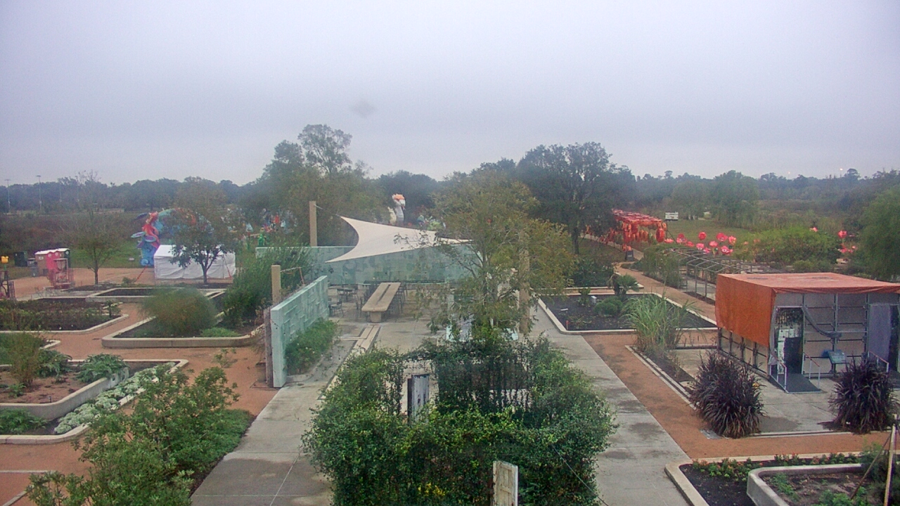 Thumbnail for current weather camera view from Houston Botanic Garden in Houston, Texas