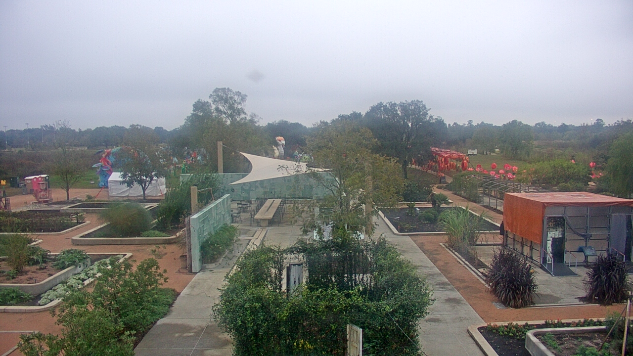 Thumbnail for current weather camera view from Houston Botanic Garden in Houston, Texas