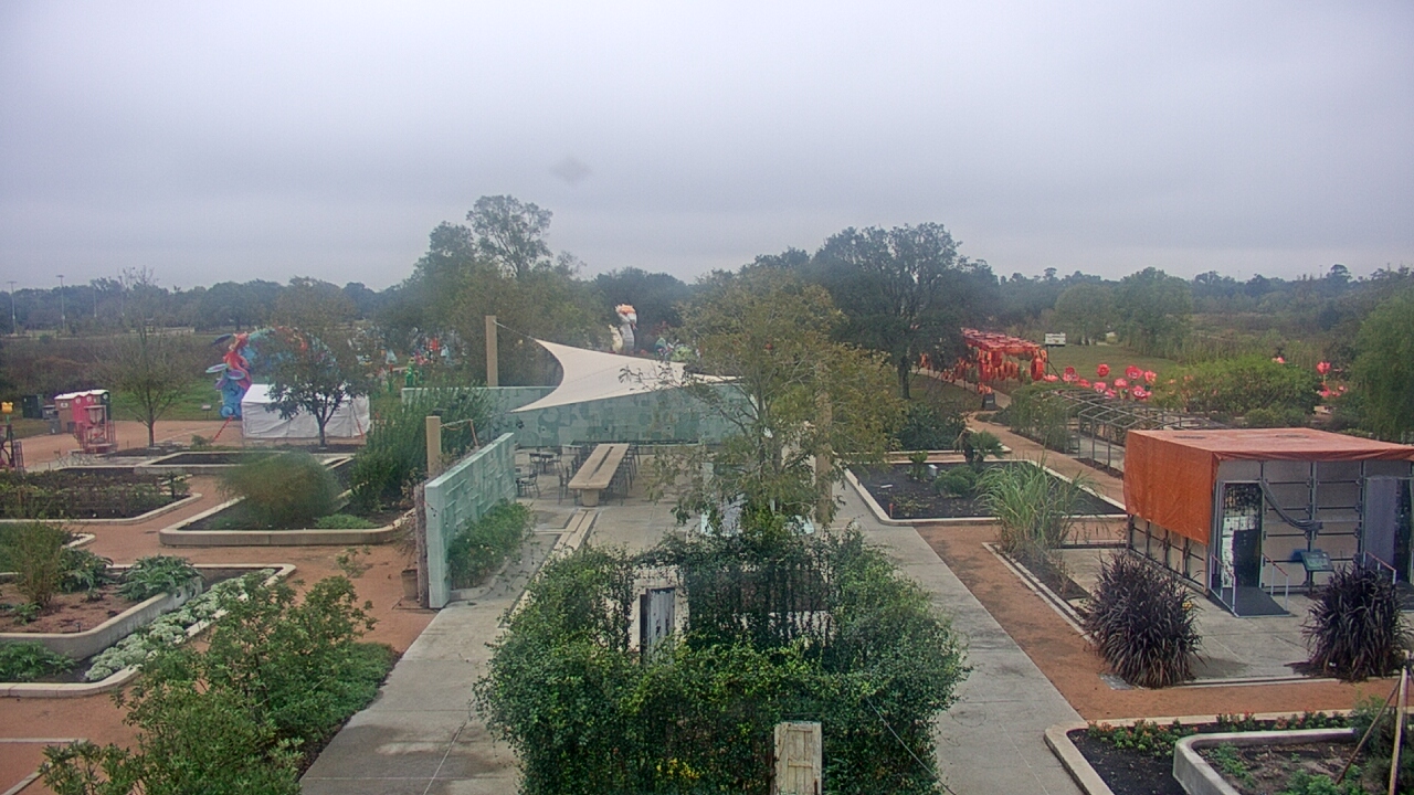 Thumbnail for current weather camera view from Houston Botanic Garden in Houston, Texas