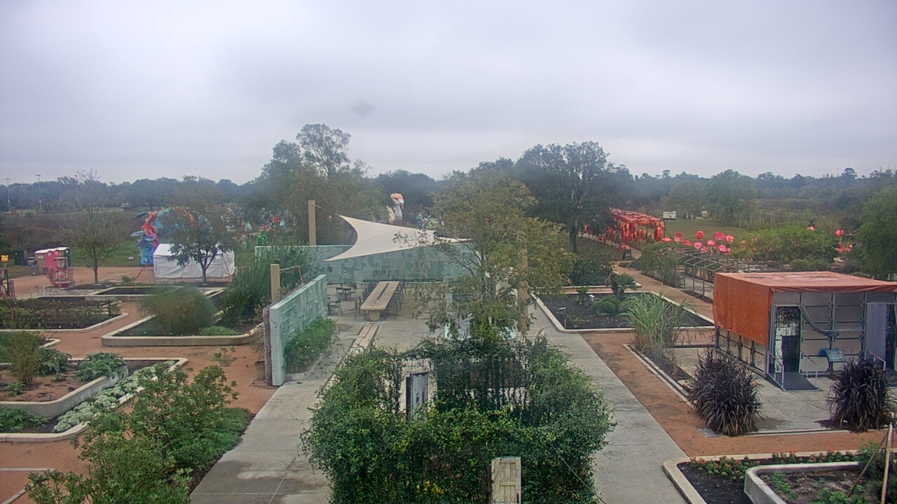 Thumbnail for current weather camera view from Houston Botanic Garden in Houston, Texas
