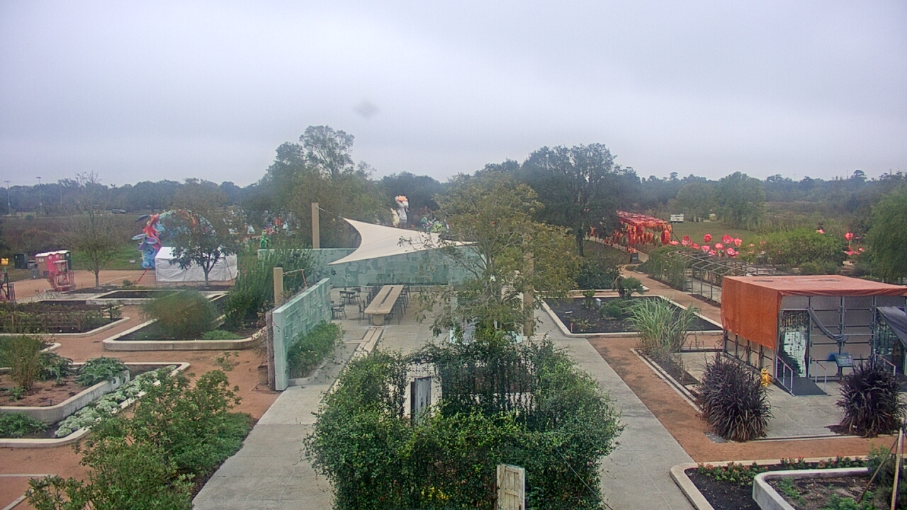 Thumbnail for current weather camera view from Houston Botanic Garden in Houston, Texas