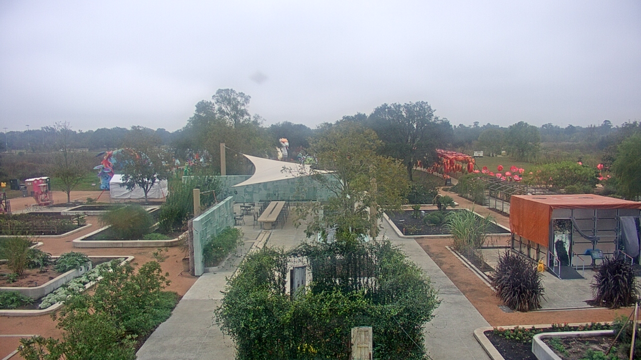 Thumbnail for current weather camera view from Houston Botanic Garden in Houston, Texas