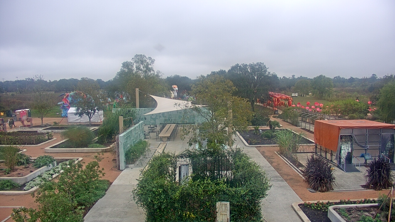 Thumbnail for current weather camera view from Houston Botanic Garden in Houston, Texas