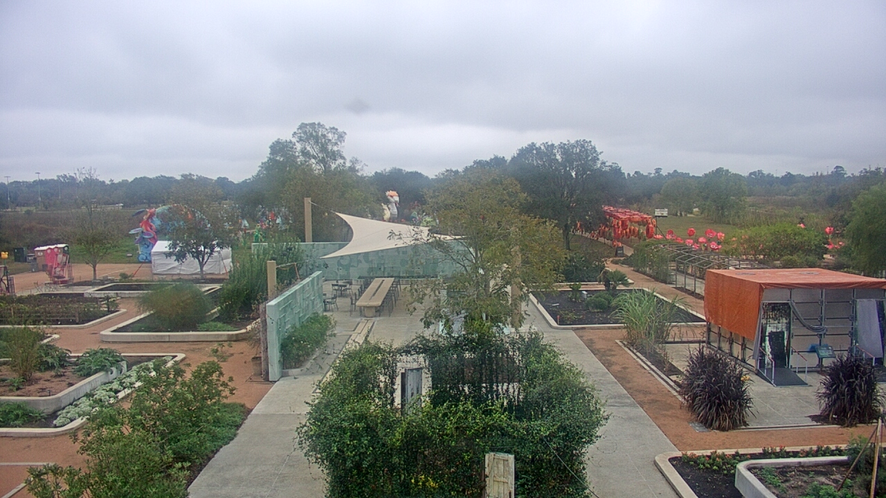 Thumbnail for current weather camera view from Houston Botanic Garden in Houston, Texas