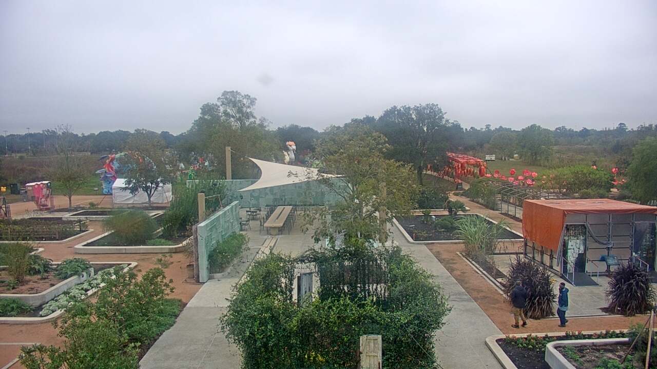 Thumbnail for current weather camera view from Houston Botanic Garden in Houston, Texas