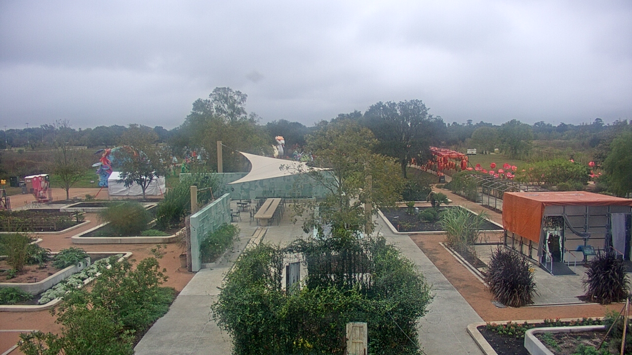 Thumbnail for current weather camera view from Houston Botanic Garden in Houston, Texas