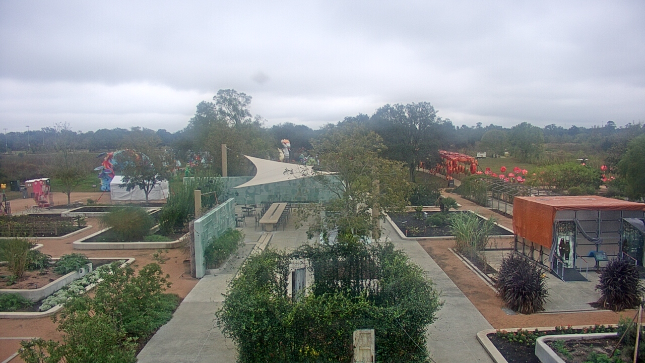 Thumbnail for current weather camera view from Houston Botanic Garden in Houston, Texas