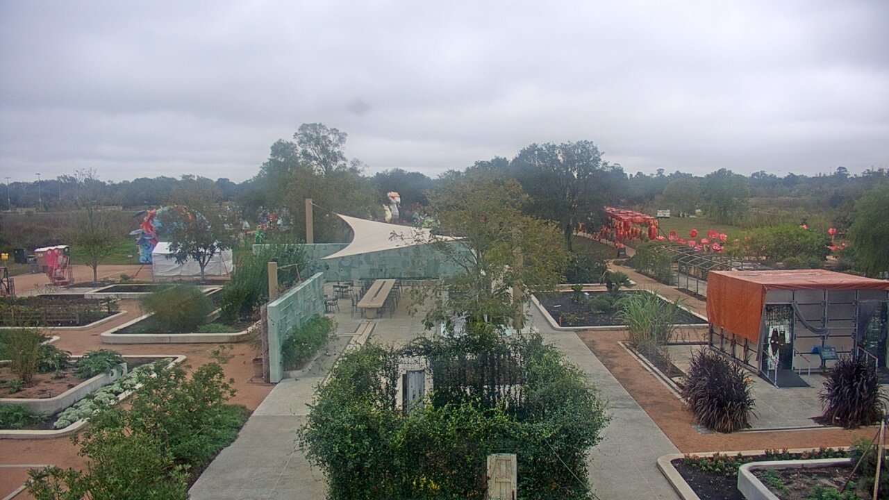 Thumbnail for current weather camera view from Houston Botanic Garden in Houston, Texas