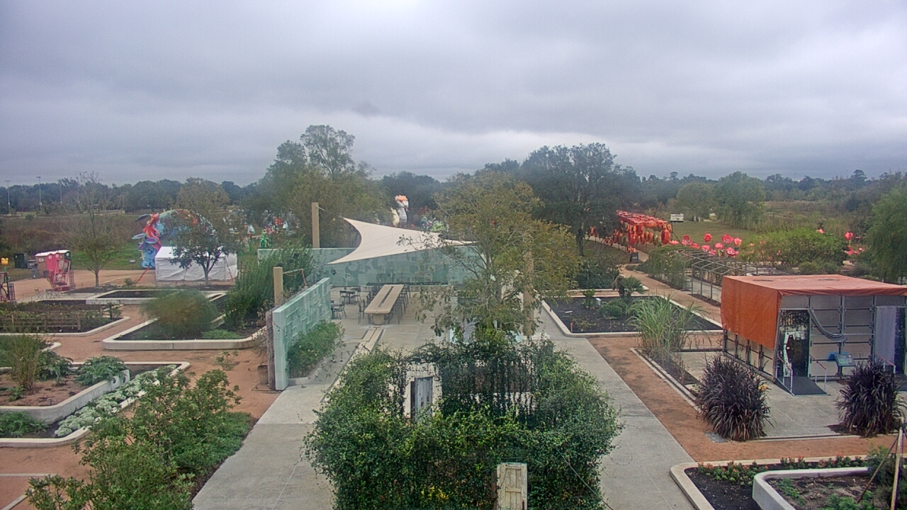 Thumbnail for current weather camera view from Houston Botanic Garden in Houston, Texas